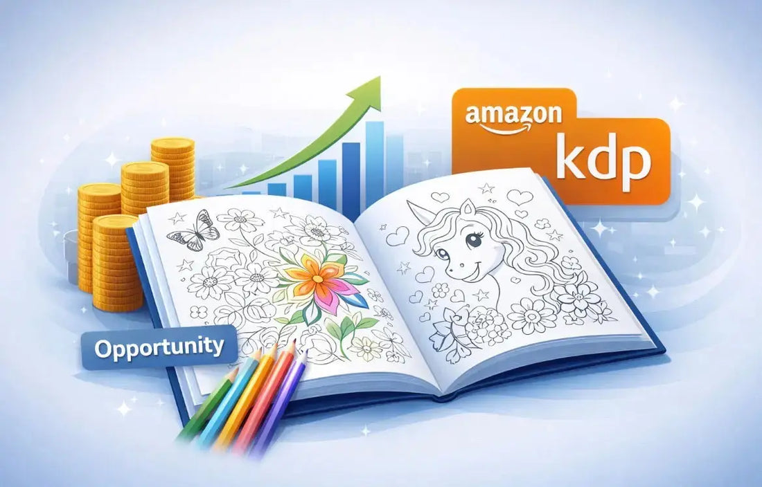 Come creare e vendere libri da colorare su Amazon KDP (prima che lo facciano tutti) - PelliniDigital