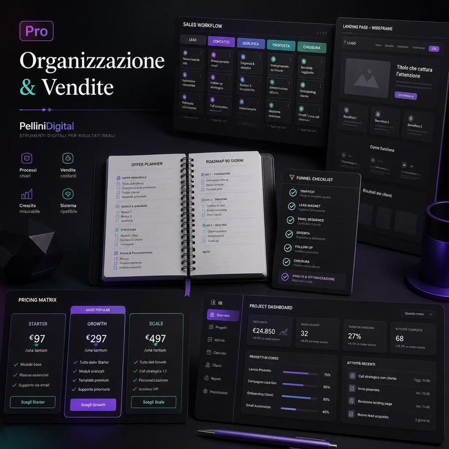 Pro – Organizzazione & Vendite