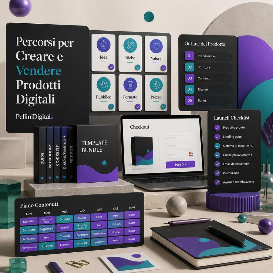 Percorsi per Creare e Vendere Prodotti Digitali