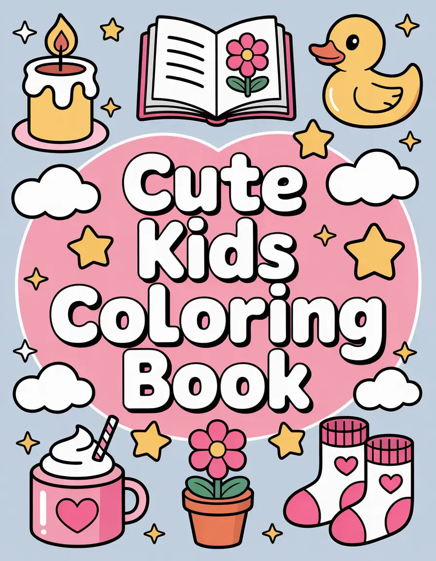 Libro da Colorare Fantasy per Bambini – 115 Pagine PDF Stampabile PelliniDigital