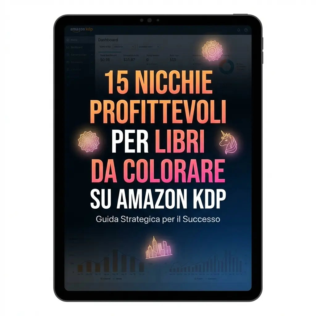 15 Nicchie Profittevoli per Libri da Colorare su Amazon KDP – Metodo Completo Step-by-Step PelliniDigital