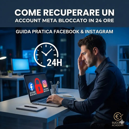 Come Recuperare un Account Meta Bloccato in 24 Ore (Guida Pratica Facebook & Instagram) PelliniDigital